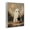 Stupell Industries Ghost with Black Kitten Framed Giclee, design by Arlington Prints